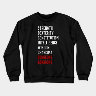 Rollplay Guild: Critical Stats (Solid) Crewneck Sweatshirt